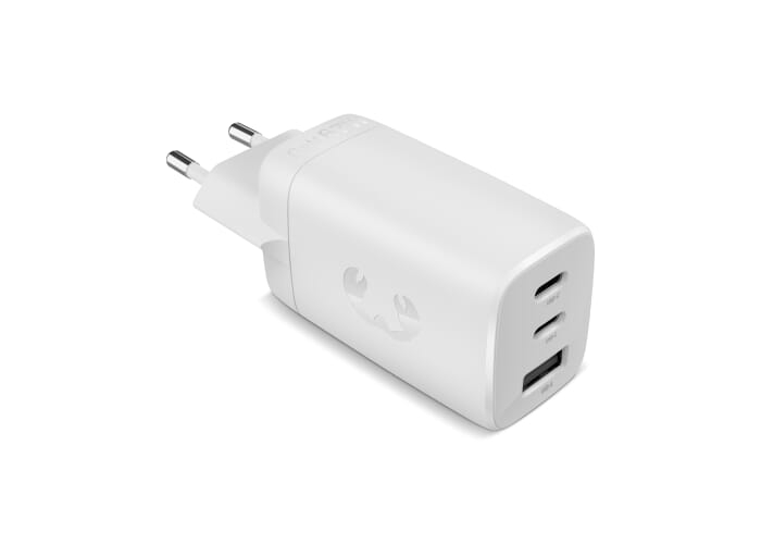 Chargeur 67 W personnalisable Fresh ’n Rebel GaN USB-C Gris clair